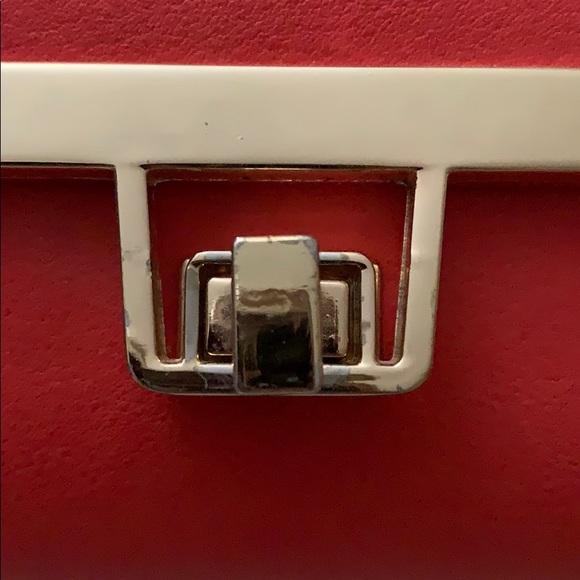 Orange Wristlet with Shoulder Strap - Picture 14 of 17